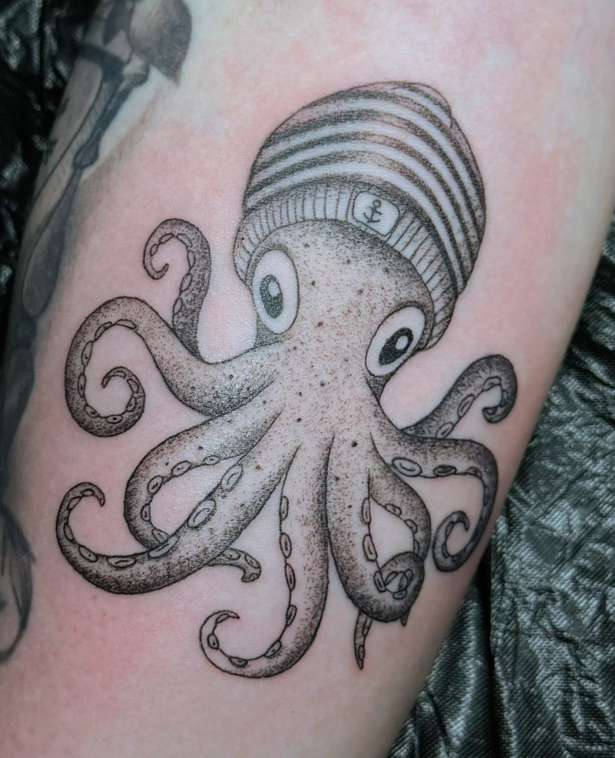 Kleiner Oktopus – Tattoo-Arbeit von Silence